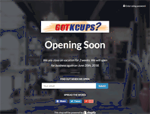 Tablet Screenshot of gotkcups.com